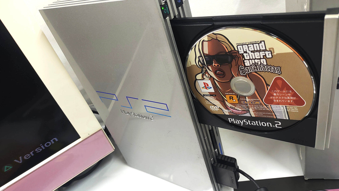 Sony Playstation 2 SCPH39000 Silver Limited Edition - FRETE GRÁTIS!