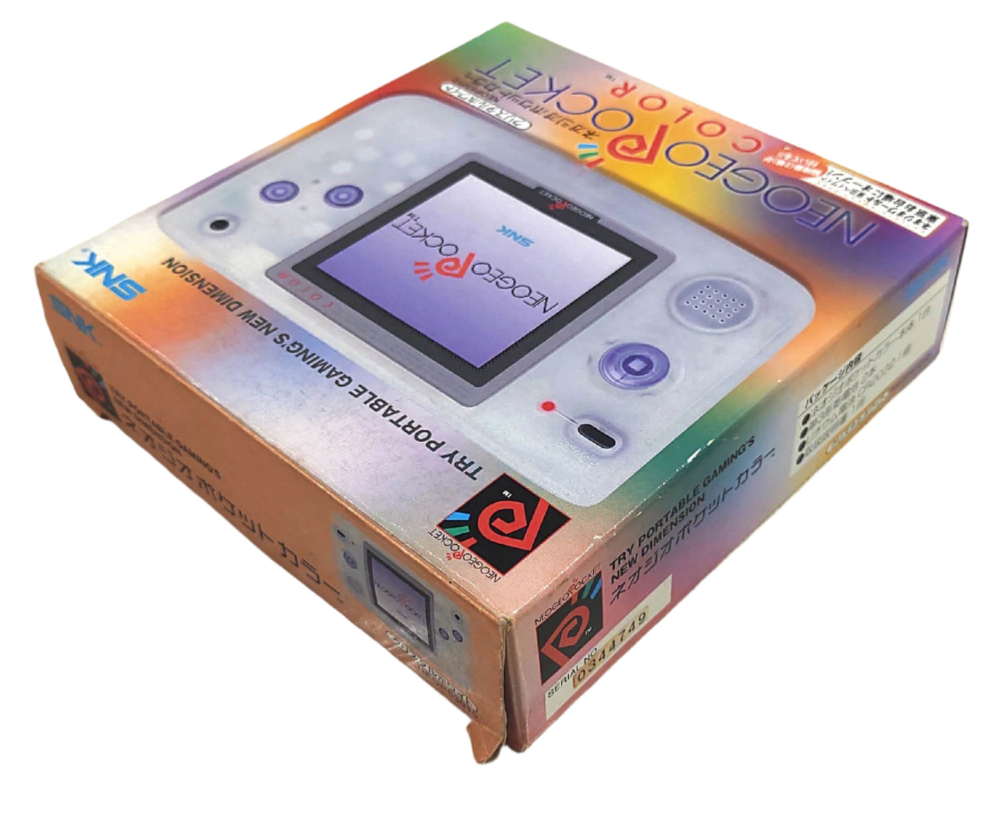 Neo Geo Pocket Color Crystal White - FRETE GRÁTIS