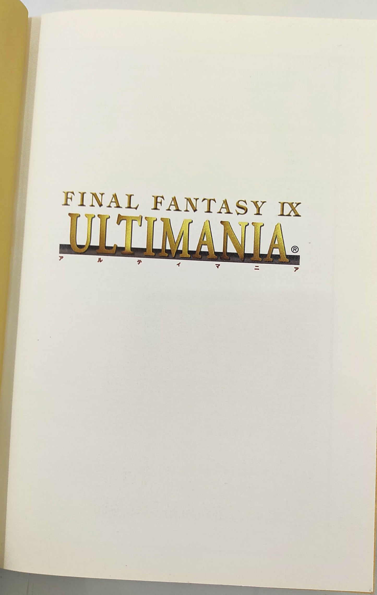 Guia Oficial Final Fantasy IX Ultimania – 1ª Edição – Lançado pela DigiCube (2002)