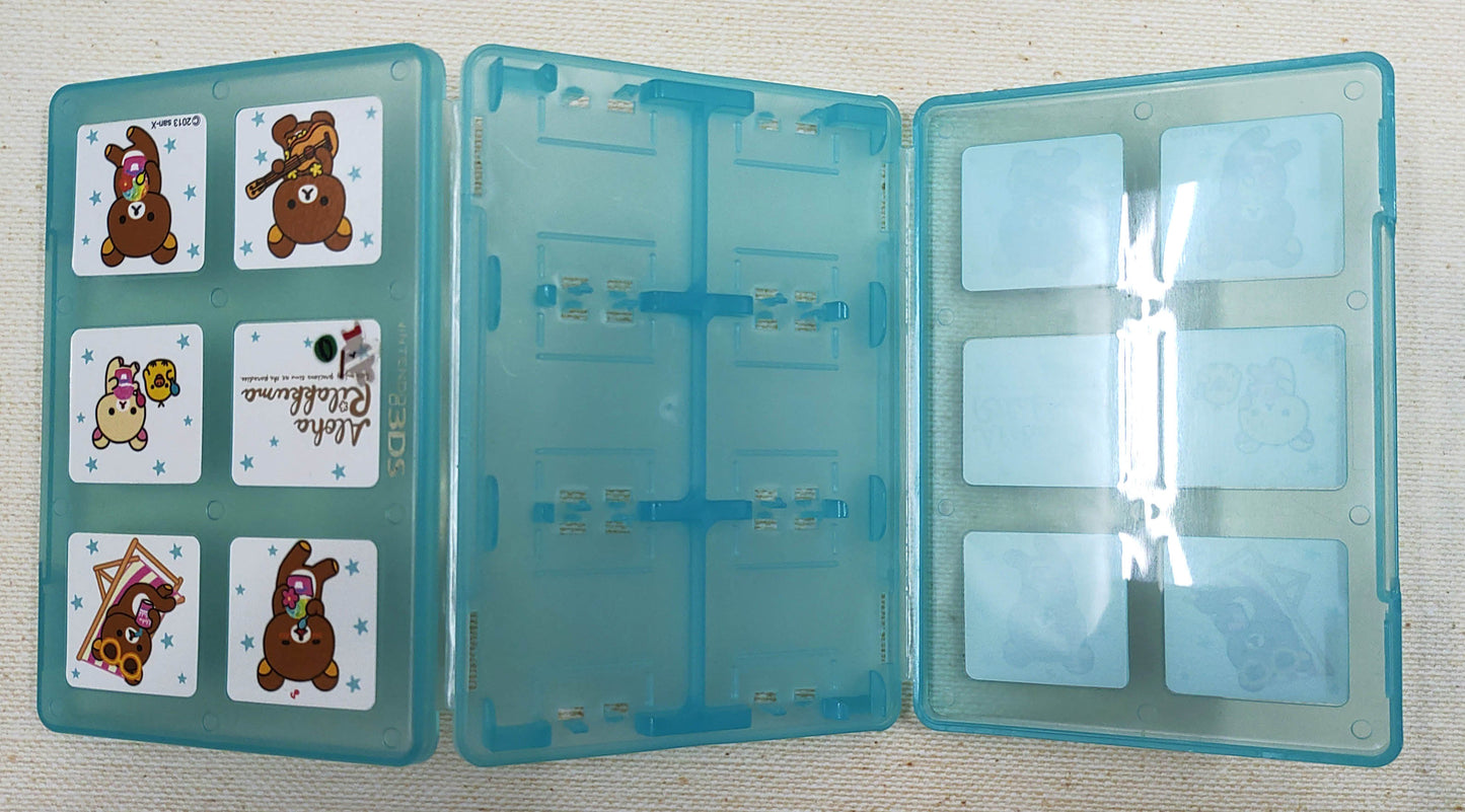 Lote com 8 Jogos Japoneses para Nintendo DS + Estojo de Transporte