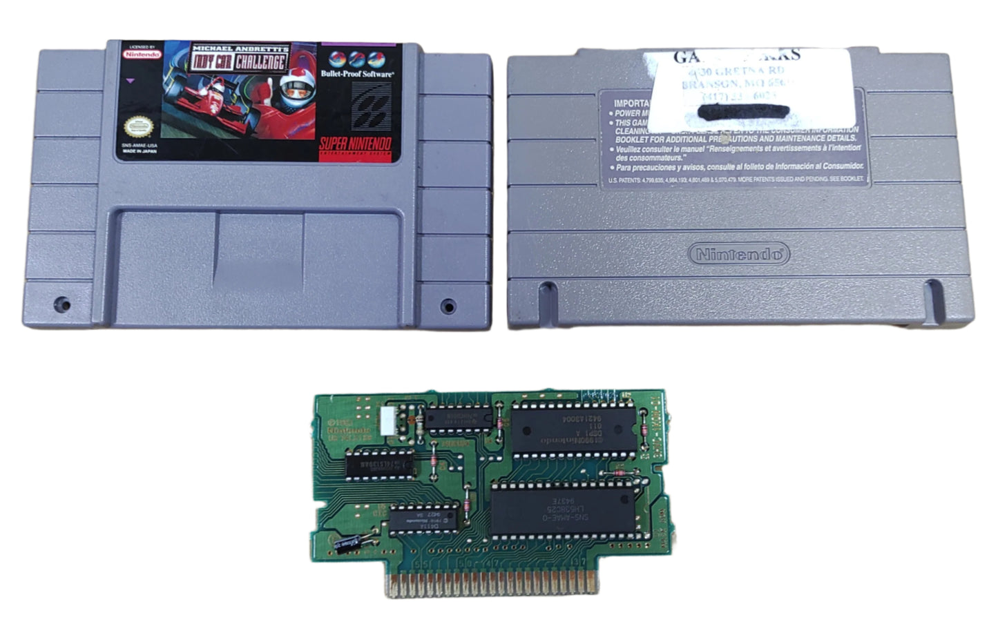 Michael Andretti's Indy Car Challenge - SNES / Super Famicom
