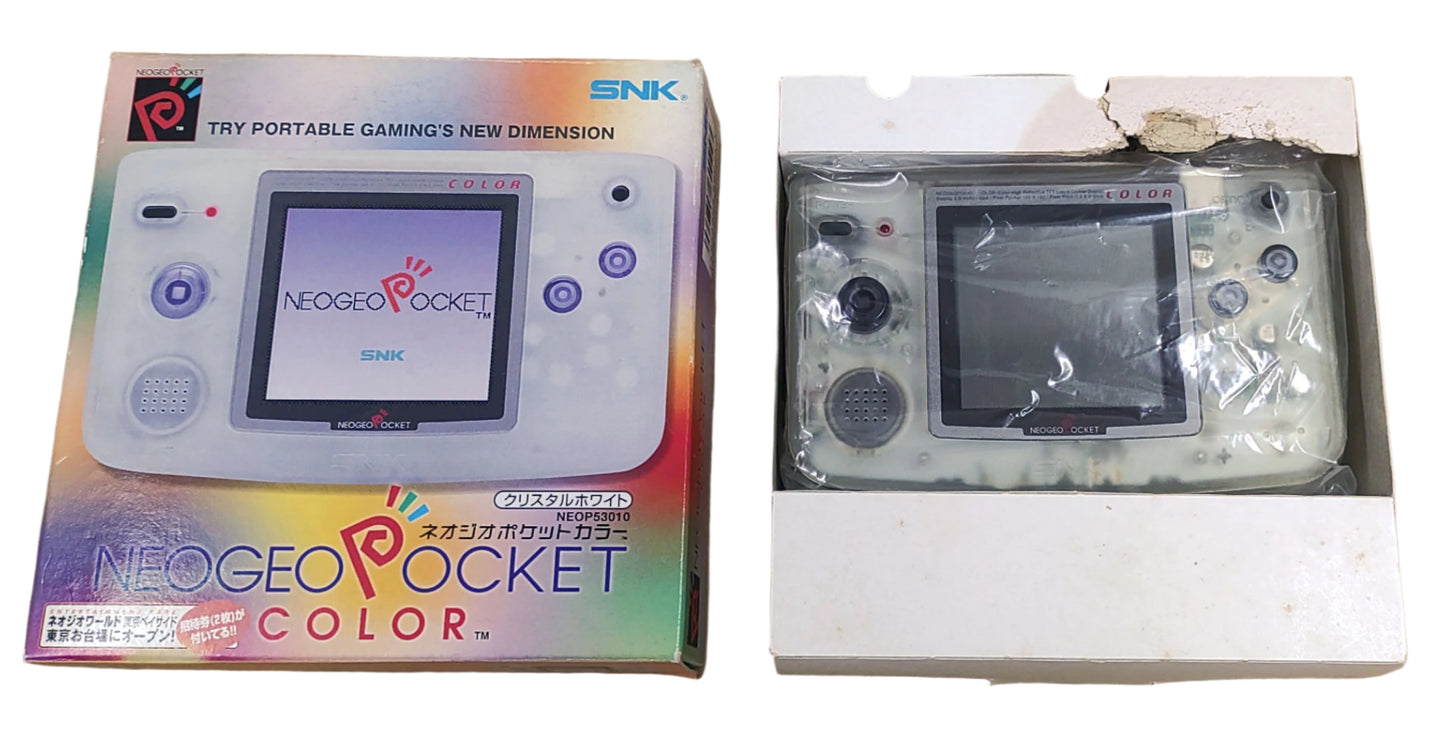 Neo Geo Pocket Color Crystal White - FRETE GRÁTIS
