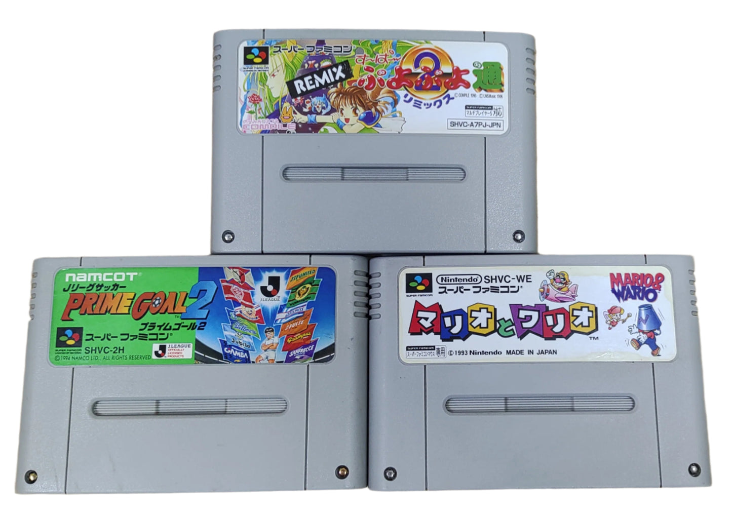 Lote 3 Games - Super Famicom / SNES