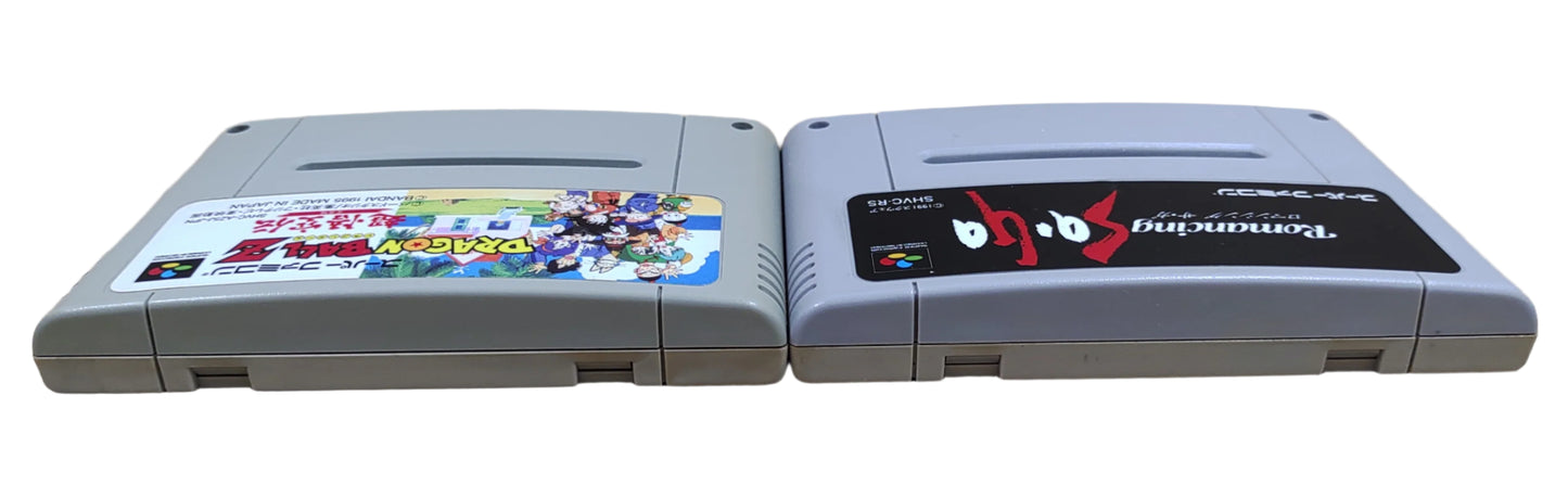 Dragon Ball Z: Super Gokuden + Romancing Saga - Super Famicom / SNES