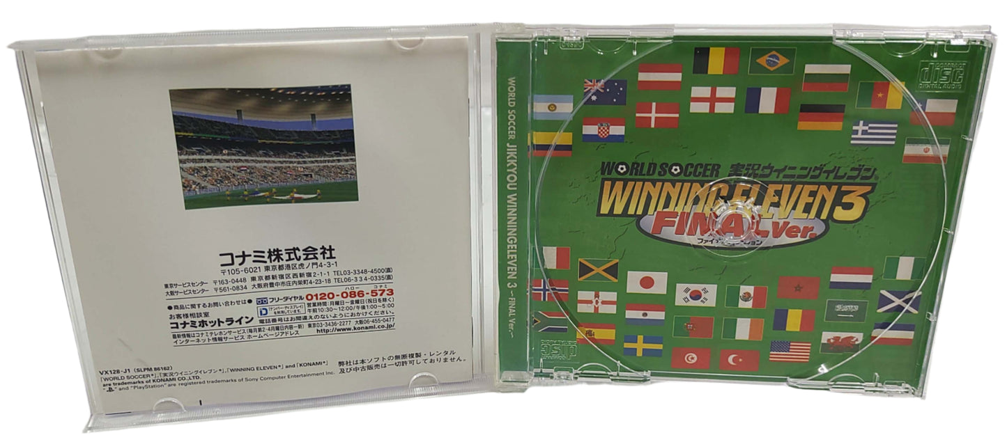 World Soccer Winning Eleven 3 Final Ver. - Sony Playstation PS1