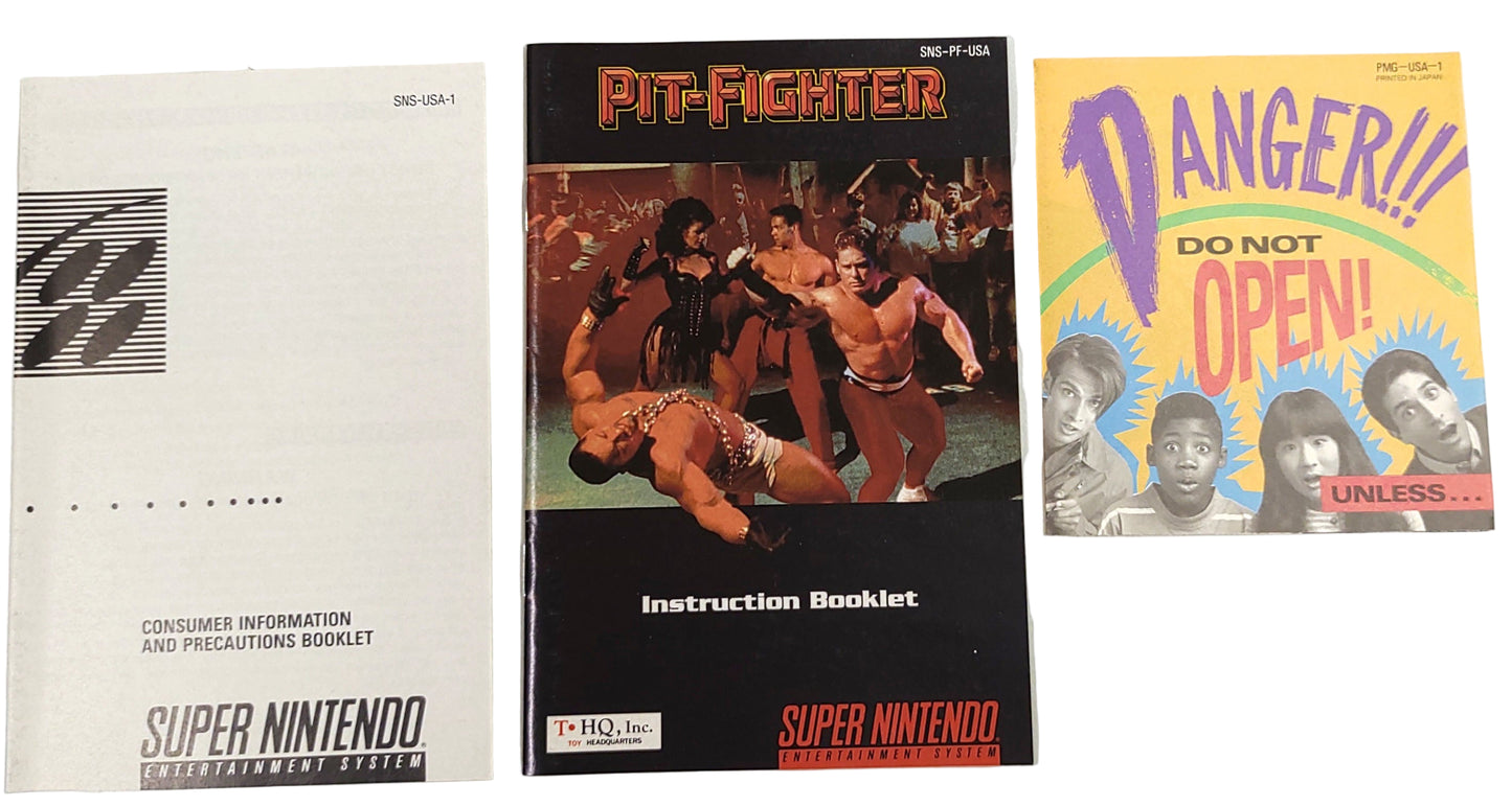 Pit-Fighter - SNES / Super Famicom