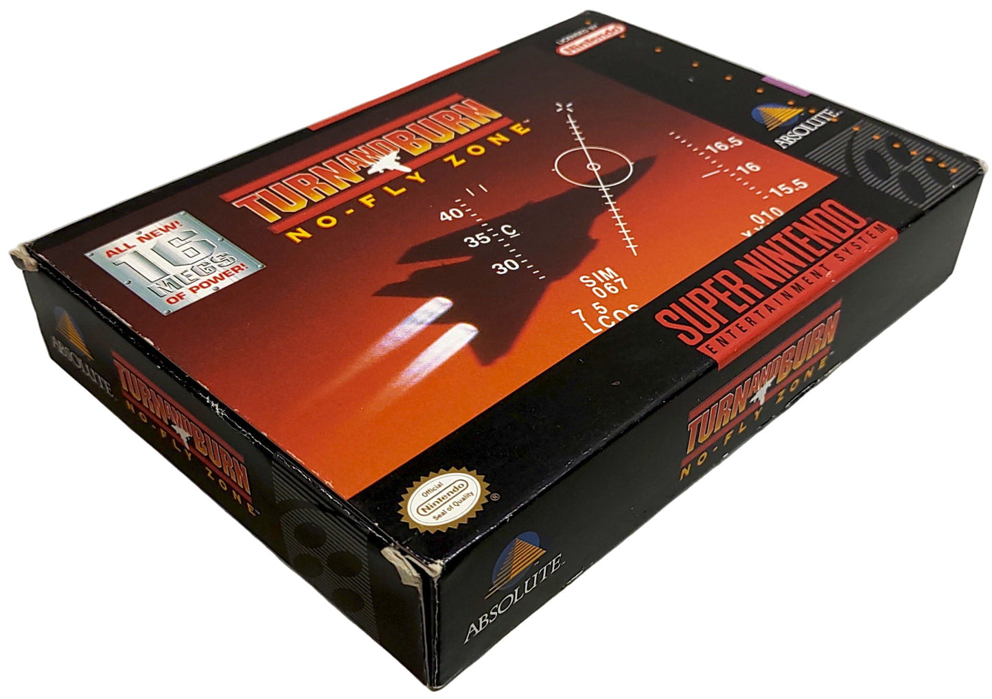 Turn and Burn - No-Fly Zone - SNES / Super Famicom