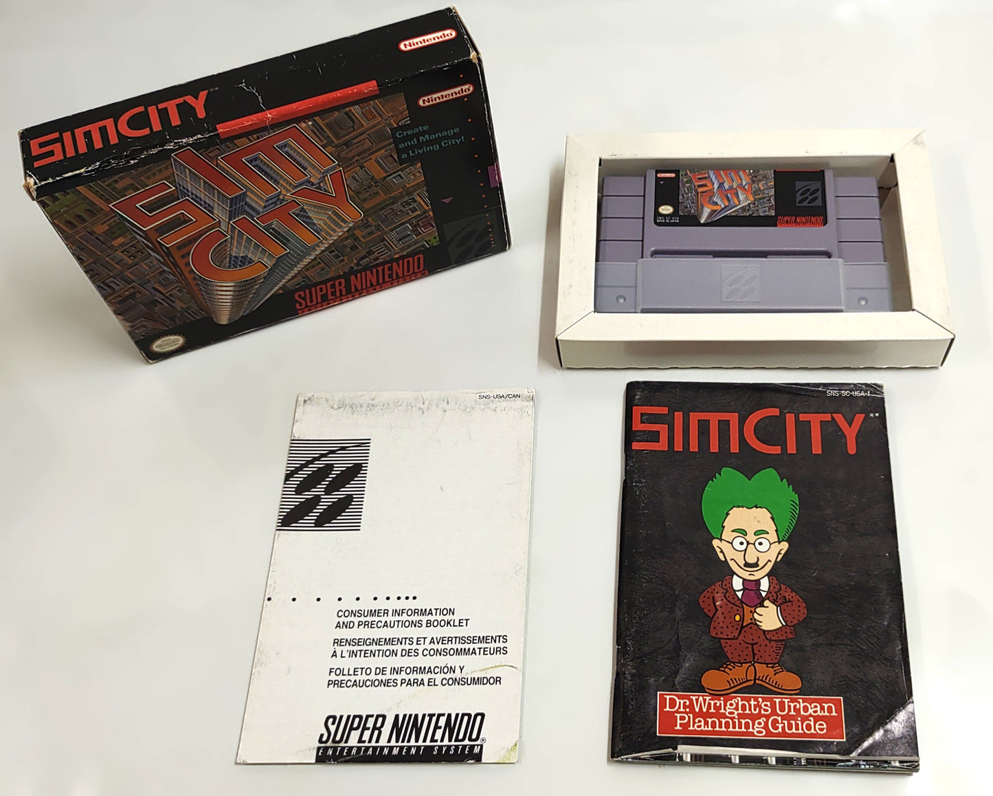 Sim City - SNES / Super Famicom