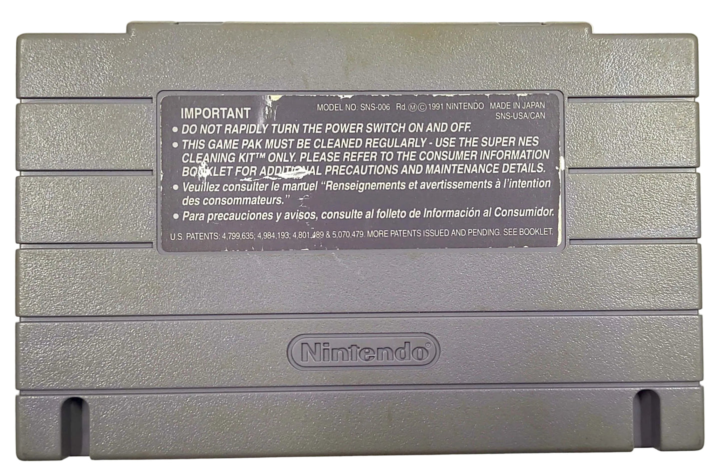 Race Drivin - SNES / Super Famicom