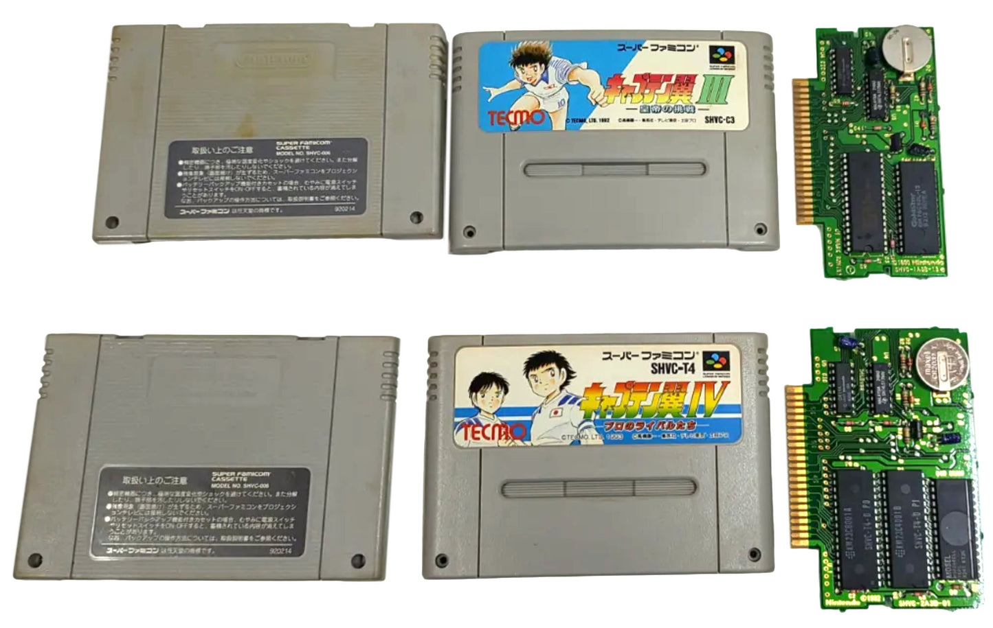 Captain Tsubasa 3 e 4 - Super Famicom / SNES