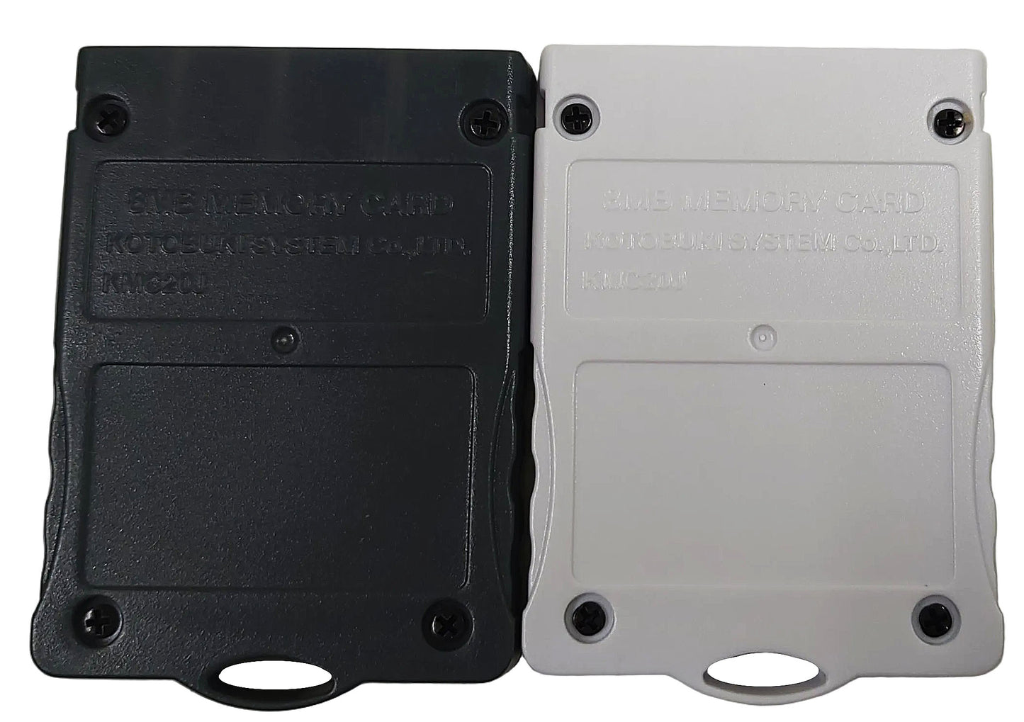 2x Memory Cards Kotobuki (White + Black) - Sony Playstation 2