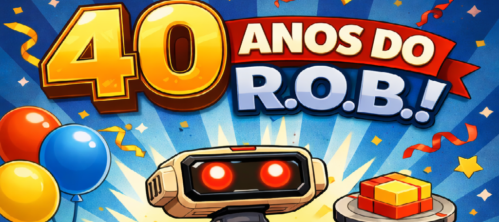 Você sabia que o R.O.B. da Nintendo já tem 40 anos!