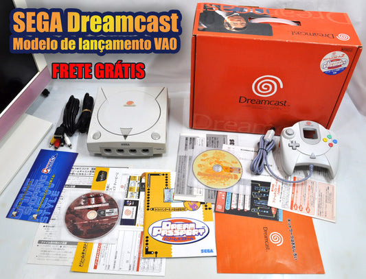 SEGA Dreamcast modelo de lançamento - FRETE GRÁTIS!!