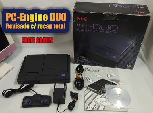PC Engine DUO - [Revisado c/ Recap] - FRETE GRÁTIS!!