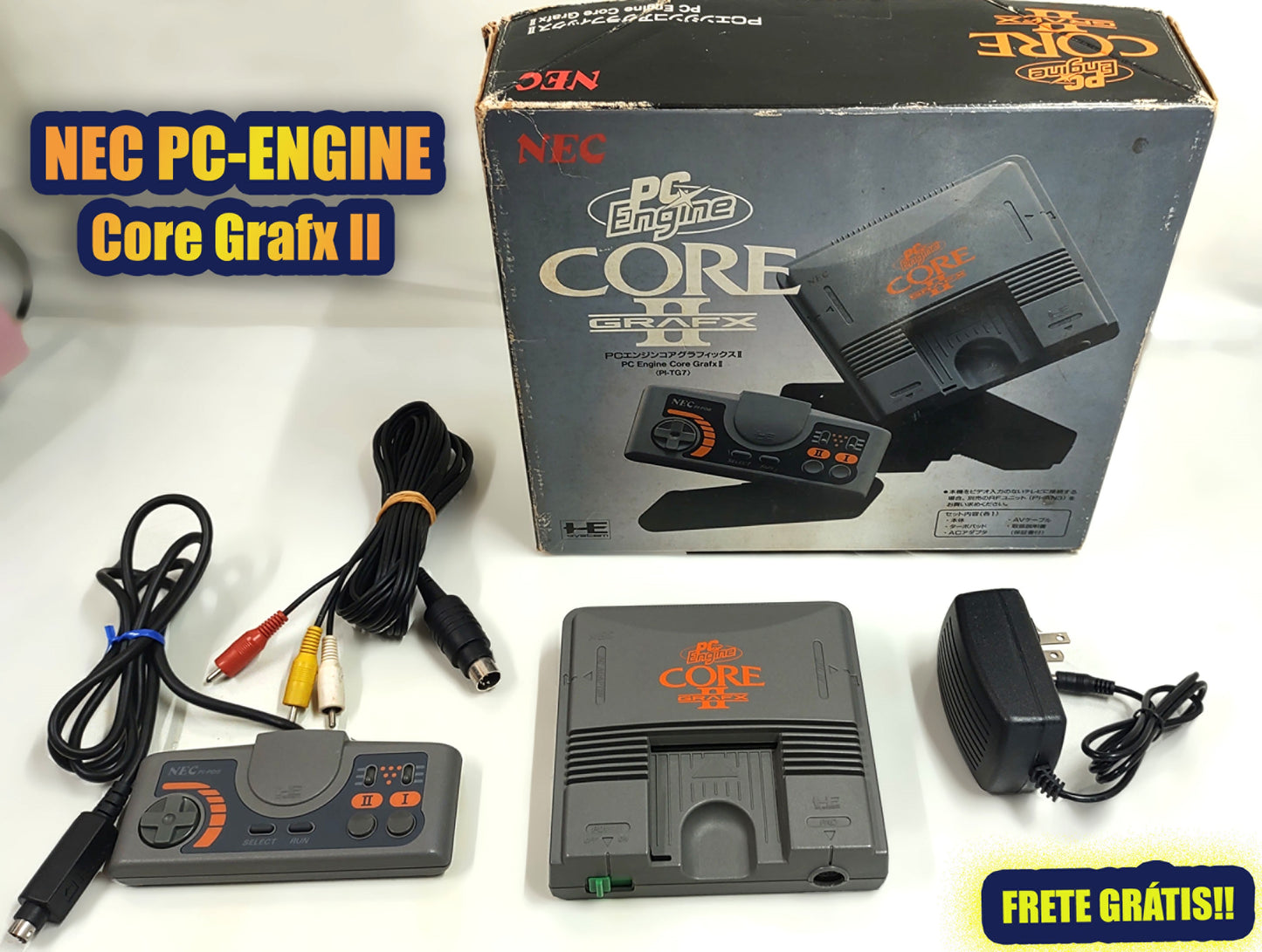 NEC PC-Engine Core Grafx II - FRETE GRÁTIS!