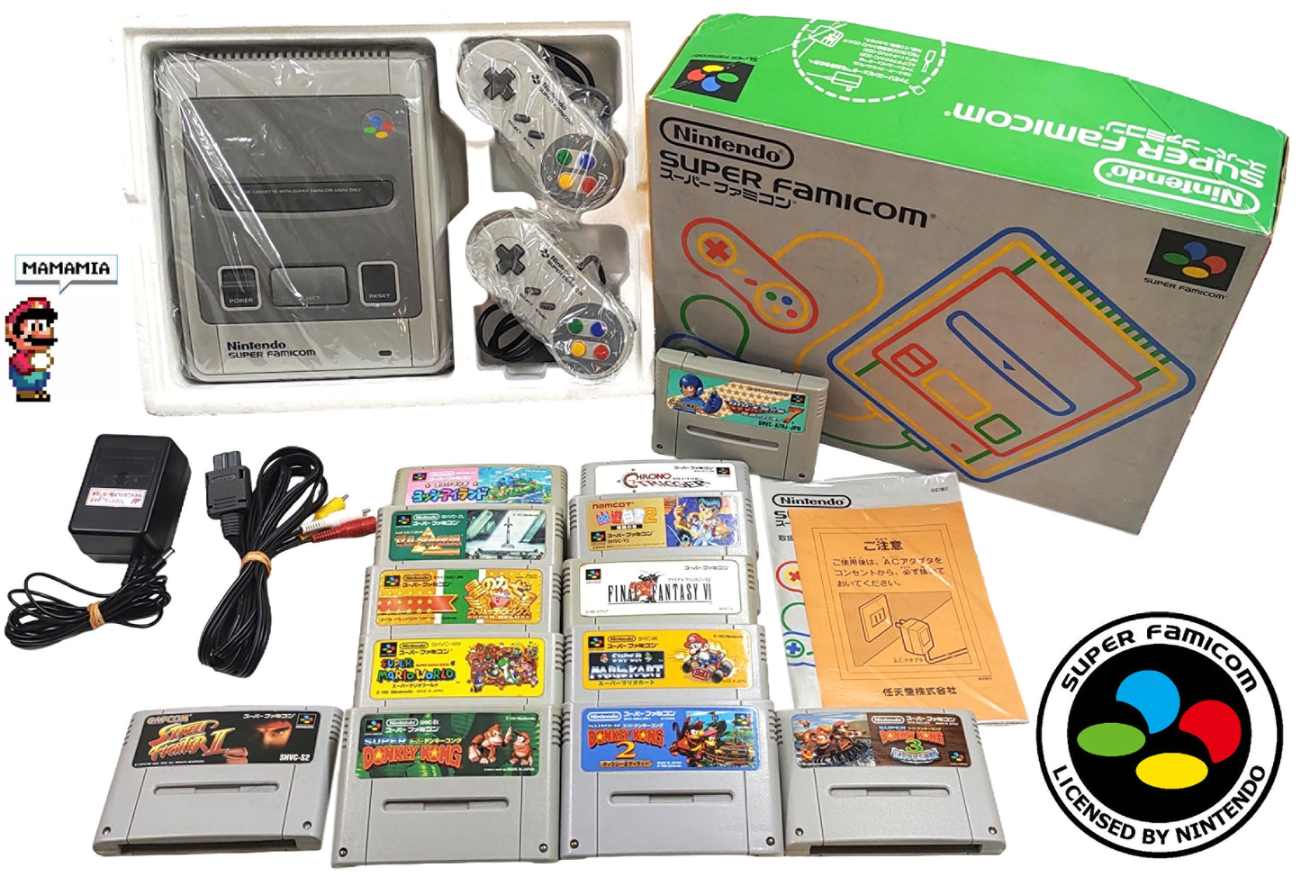 Super Famicom First Edition + Pack Games