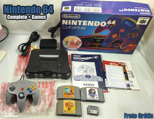 Nintendo 64 + Games - FRETE GRÁTIS!!