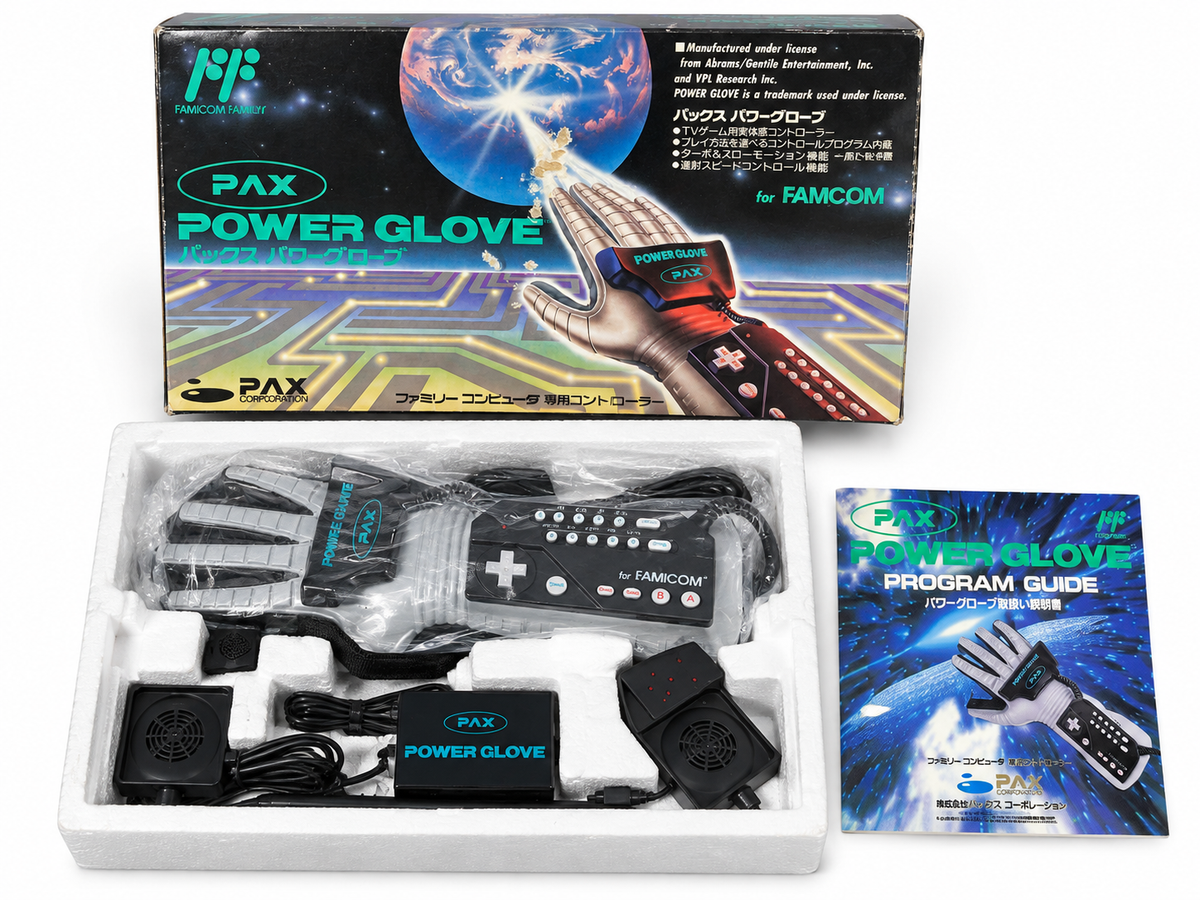 Nintendo Power Glove - Nintendo Famicom 8 bits