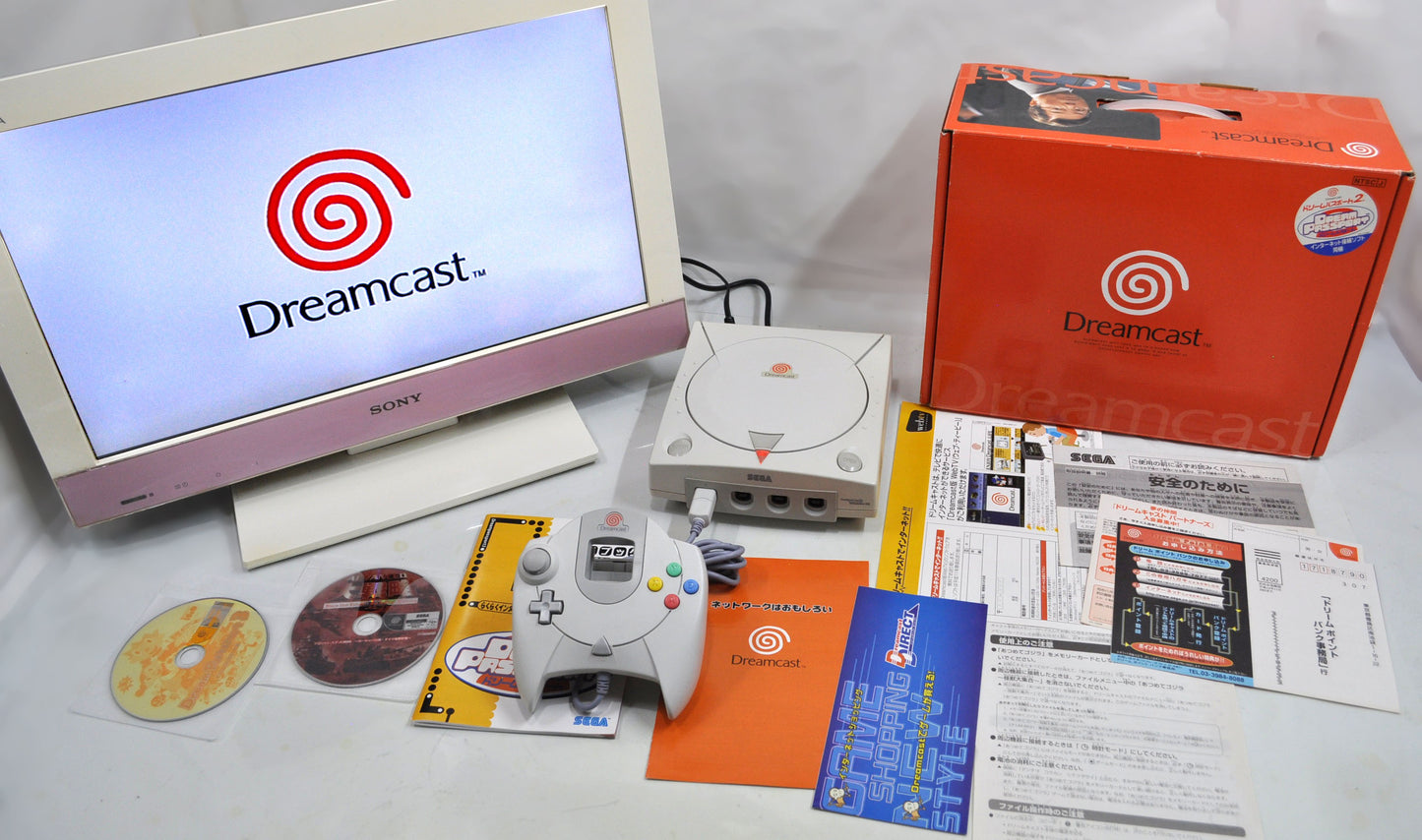 SEGA Dreamcast modelo de lançamento - FRETE GRÁTIS!!