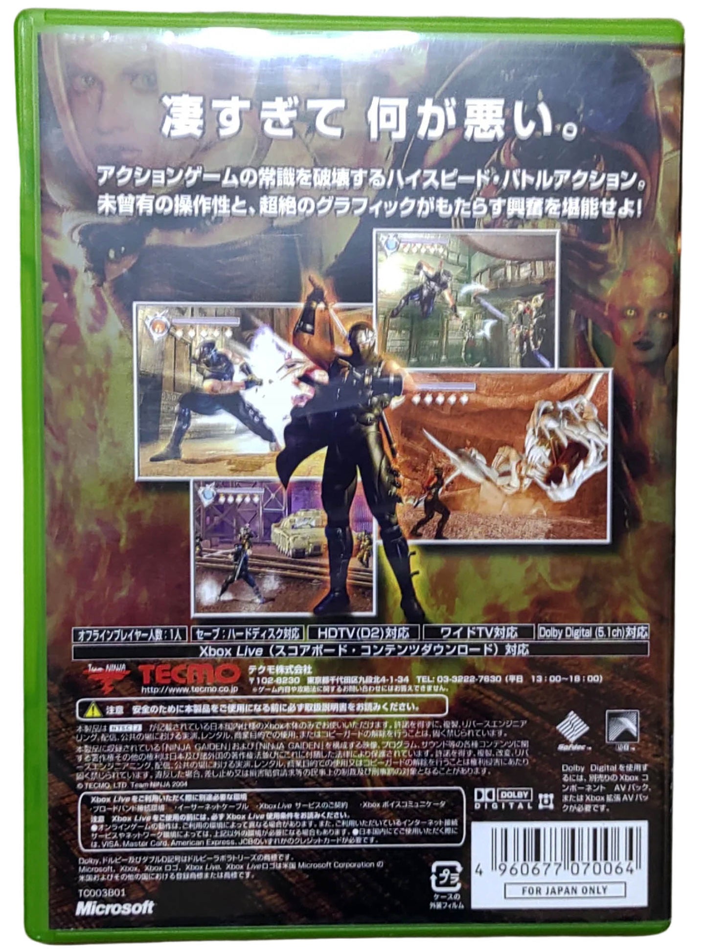 Ninja Gaiden - Xbox clássico