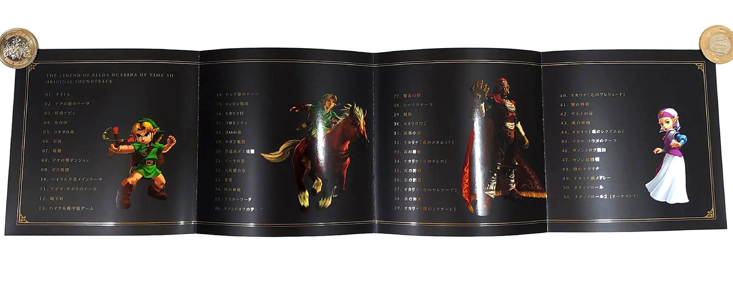 The Legend of Zelda Ocarina of Time 3D OST ORIGINAL SOUNDTRACK 25TH ANNIVERSARY