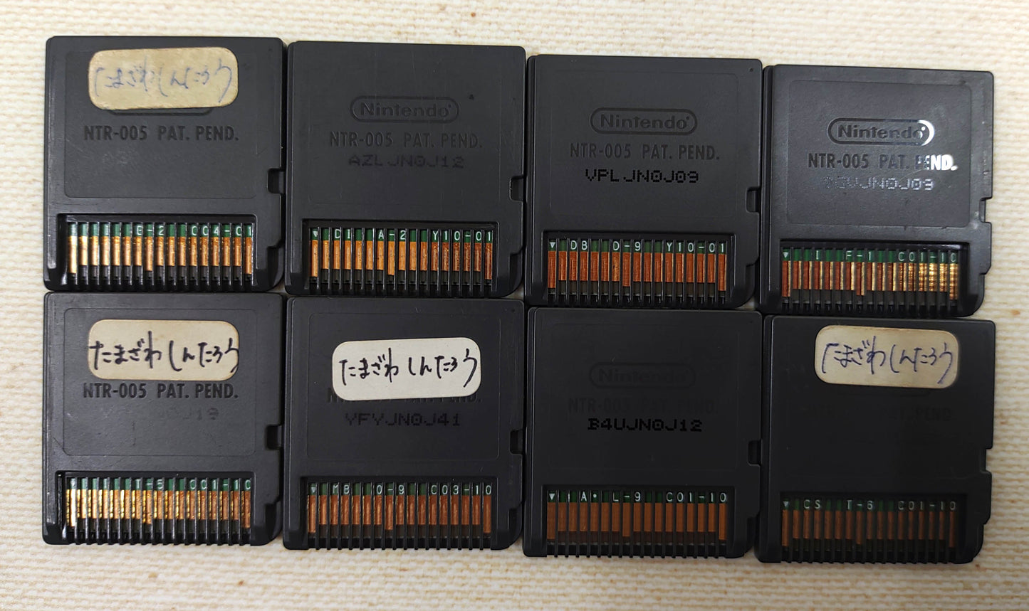 Lote com 8 Jogos Japoneses para Nintendo DS + Estojo de Transporte