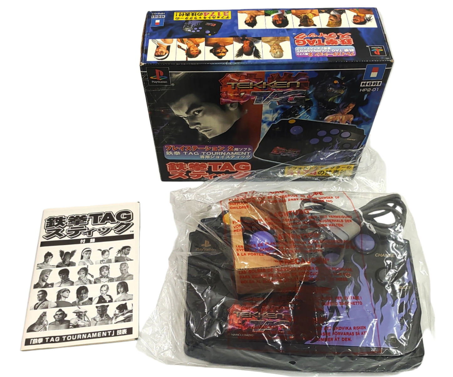 Controle Arcade Tekken Tag – Joystick Hori para PlayStation 2 (PS2)