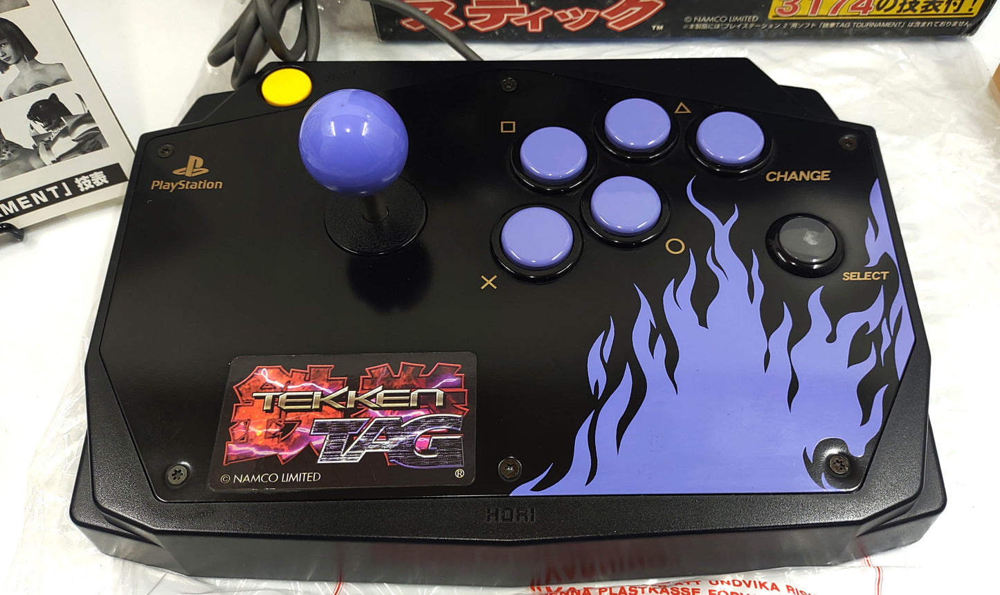 Controle Arcade Tekken Tag – Joystick Hori para PlayStation 2 (PS2)