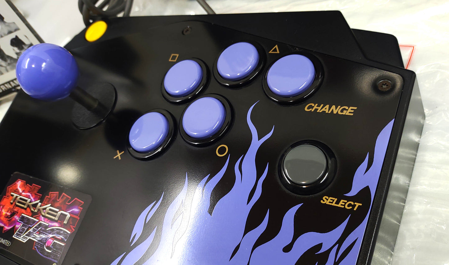 Controle Arcade Tekken Tag – Joystick Hori para PlayStation 2 (PS2)