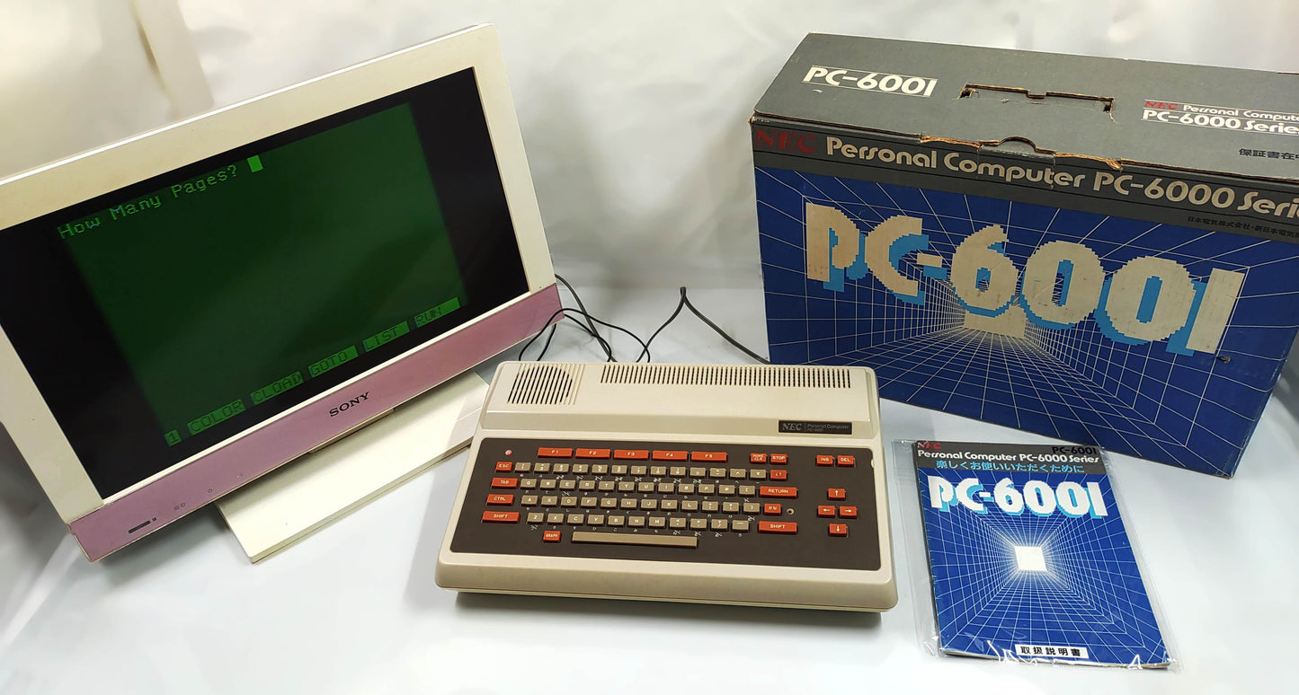 NEC PC-6001 Personal Computer PC-6000 series