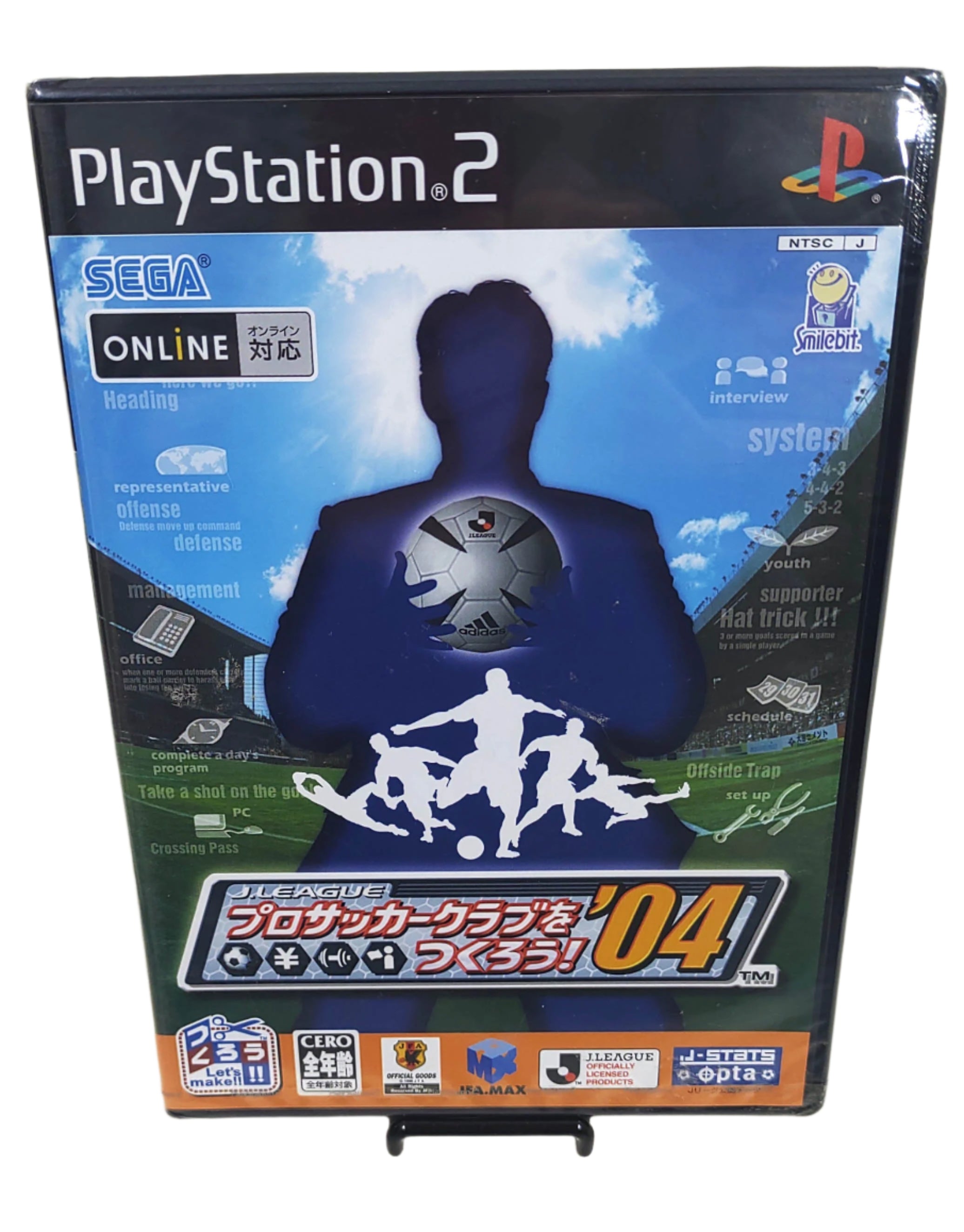 Jeu PS2 J.League Pro Soccer Club 2002 - Version Japonaise NTSC-J Complète - Bon état