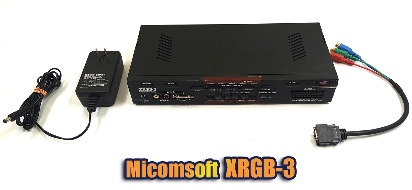 MICOMSOFT SCAN CONVERTER XRGB-3 Japanese - RARO !!