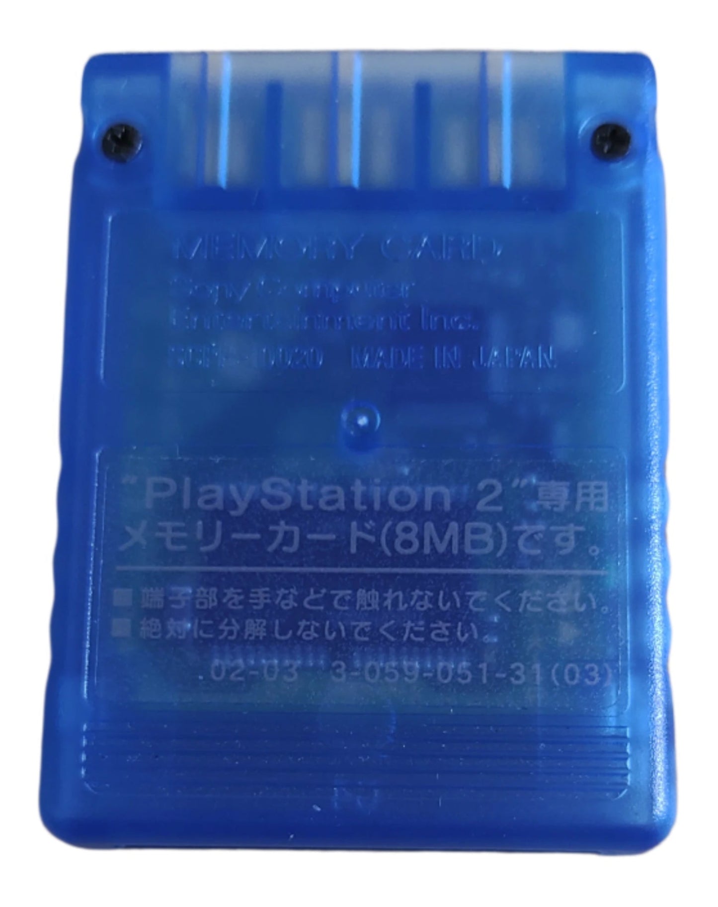 Memory Card Original Ocean Blue - Sony Playstation 2 PS2