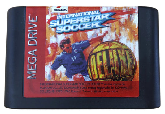 International Super Star Soccer Deluxe - Sega Mega Drive [Tectoy]