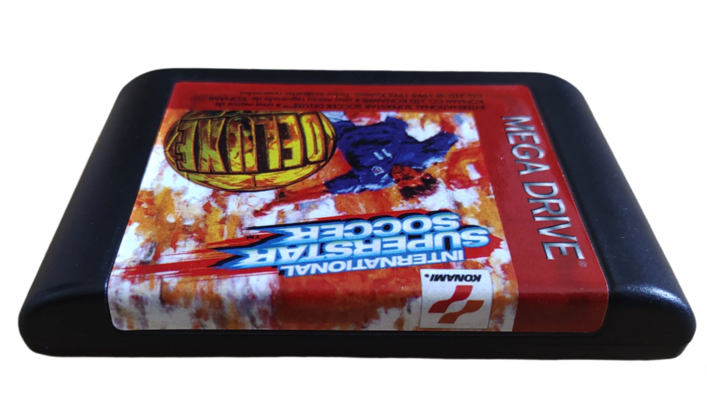 International Super Star Soccer Deluxe - Sega Mega Drive [Tectoy]