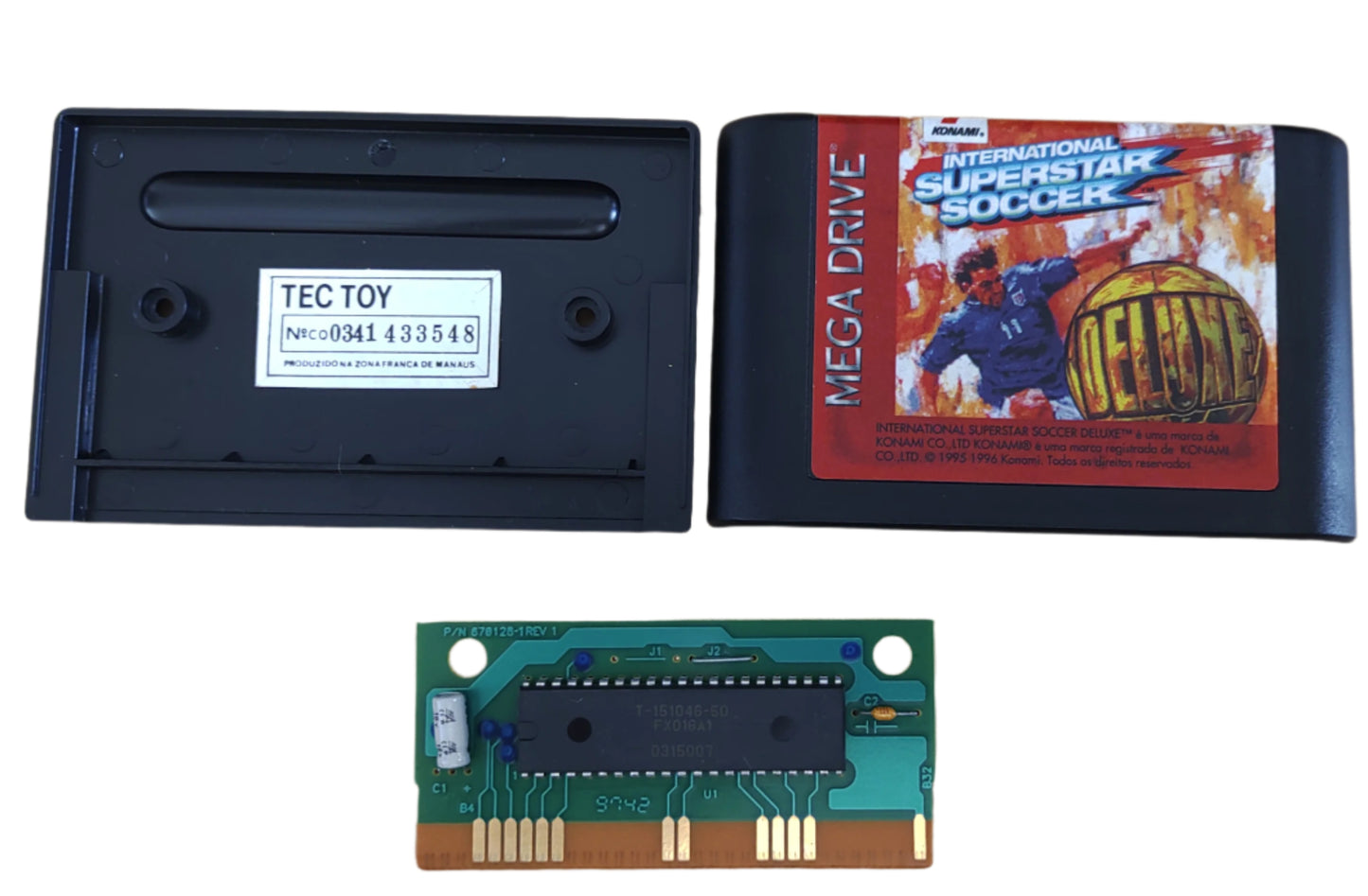 International Super Star Soccer Deluxe - Sega Mega Drive [Tectoy]