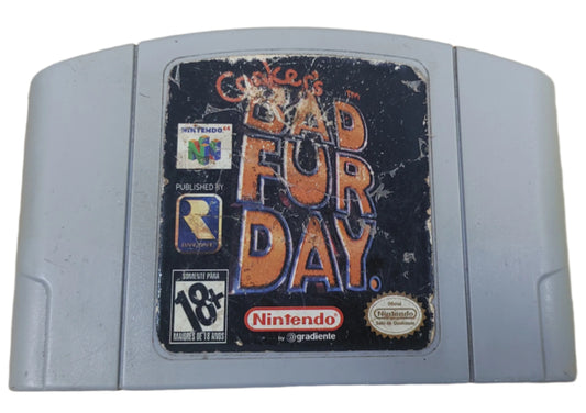 Conker's Bad Fur Day - Nintendo 64 - Versão Gradiente