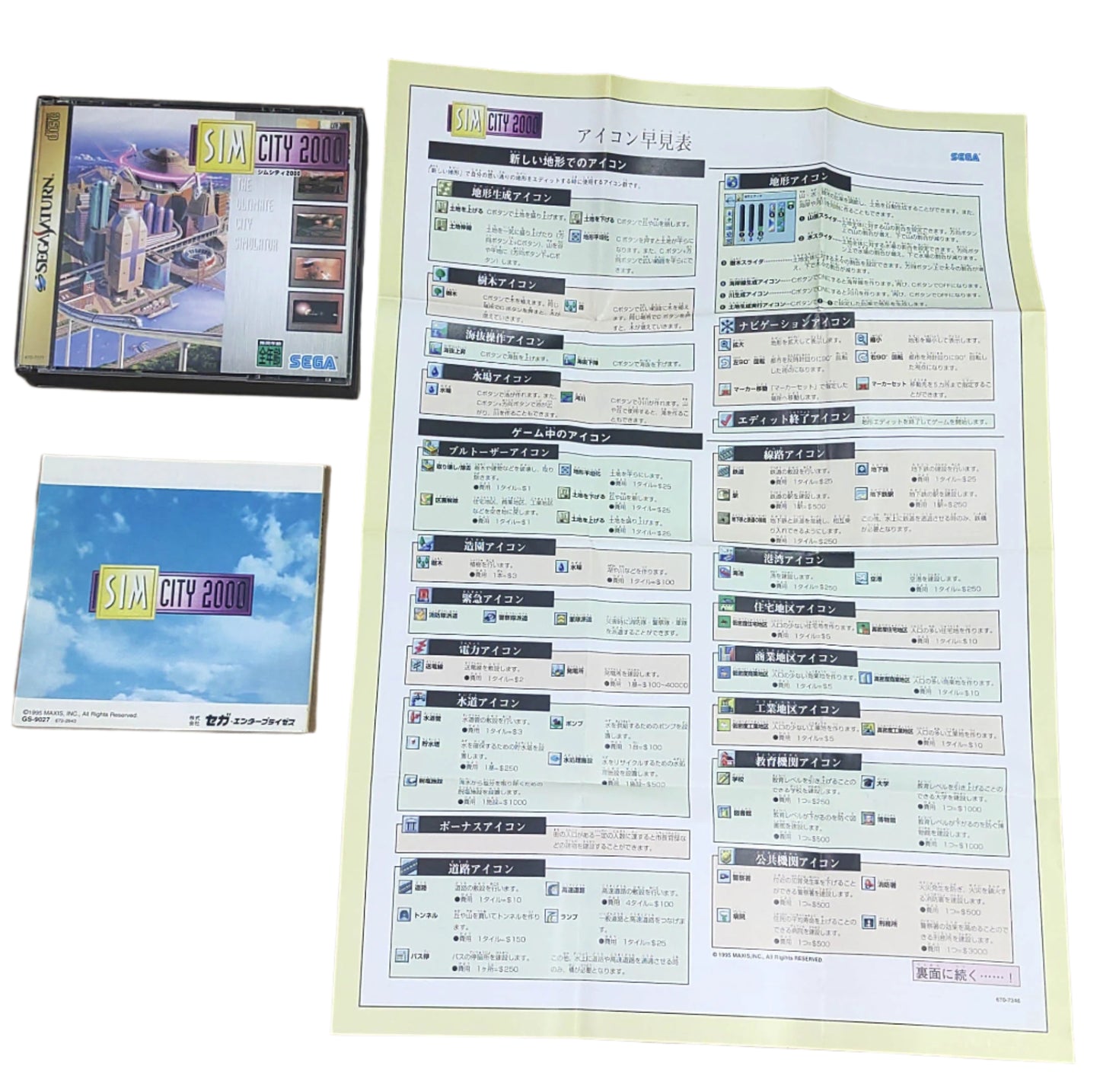Sim City 2000 - SEGA Saturn