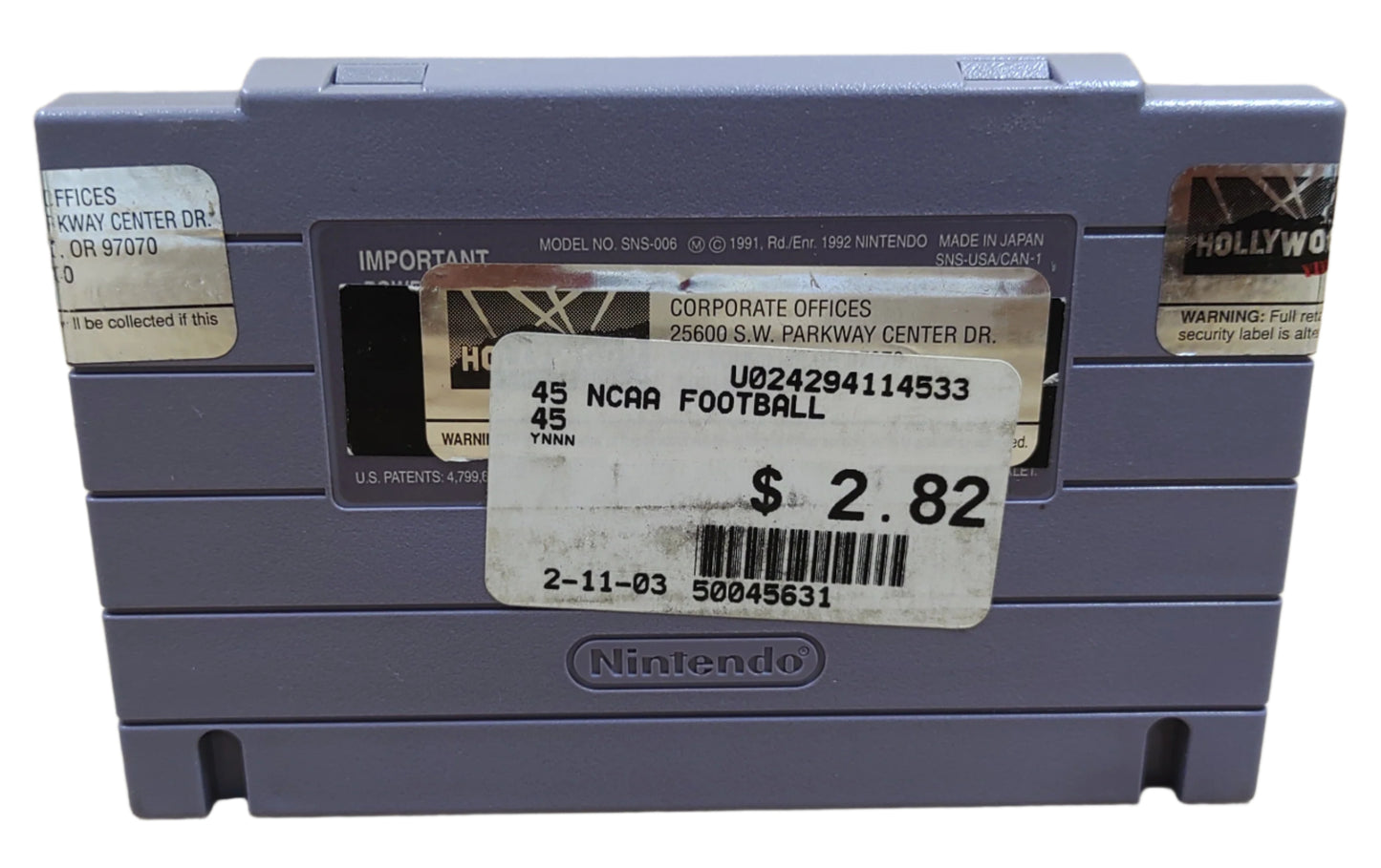 Super Slap Shot -  SNES / Super Famicom