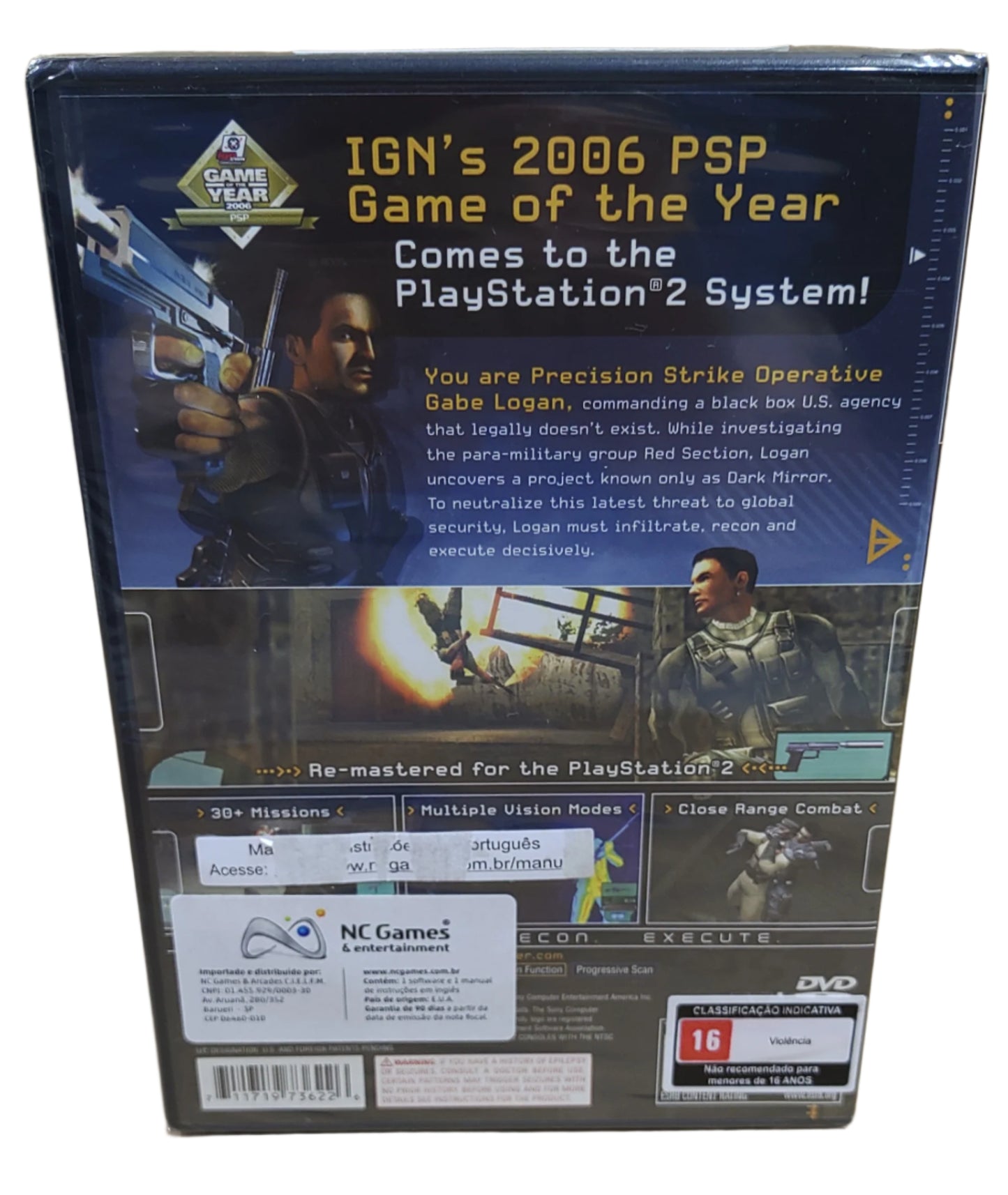 Syphon Filter: Dark Mirror - Sony Playstation 2 PS2
