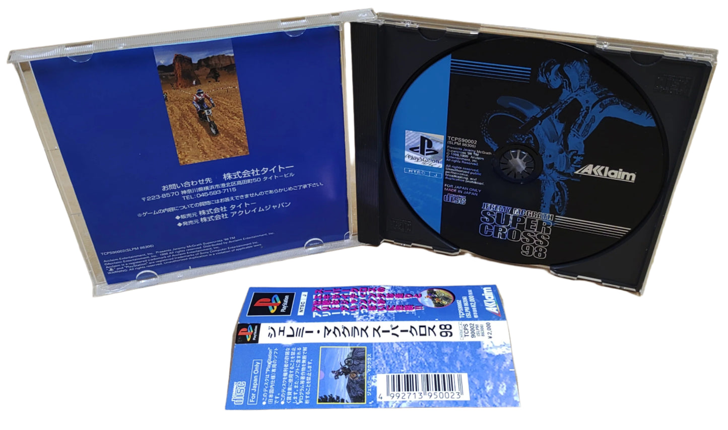 Jeremy McGrath SuperCross 98 - Sony Playstation PS1