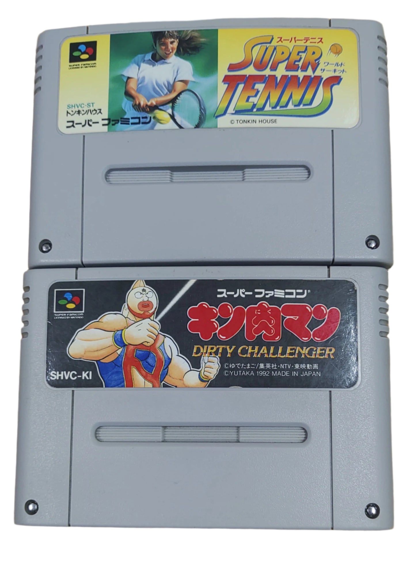 Dirty Challenger + Super Tennis - Super Famicom / SNES