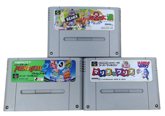 Lote 3 Games - Super Famicom / SNES
