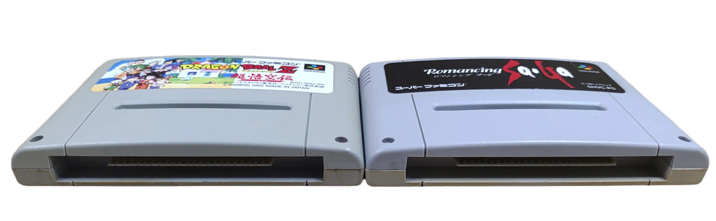 Dragon Ball Z: Super Gokuden + Romancing Saga - Super Famicom / SNES