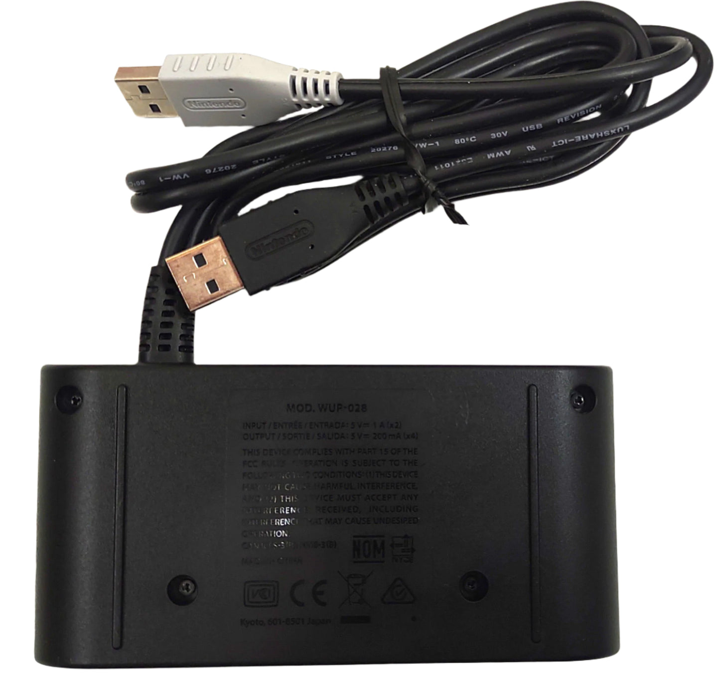 Adaptador original USB para Controles de GameCube - Nintendo Wii U e Switch