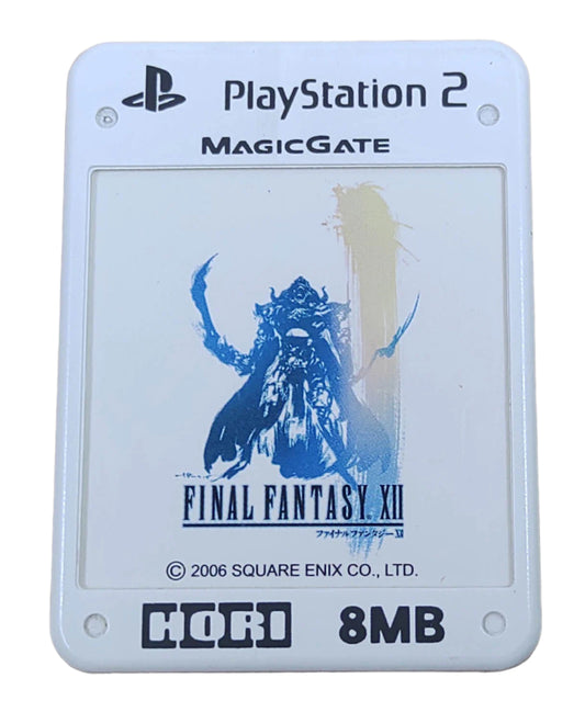 Memory Card Hori Branco Final Fantasy XII - Sony Playstation 2 PS2