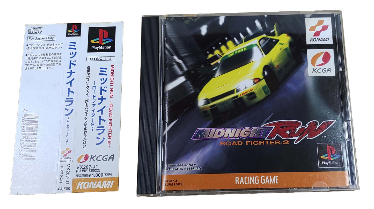 MidNight Run: Road Fighter 2 - Sony Playstation PS1