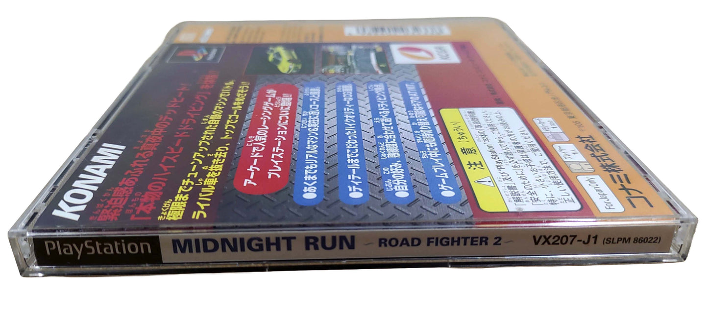 MidNight Run: Road Fighter 2 - Sony Playstation PS1