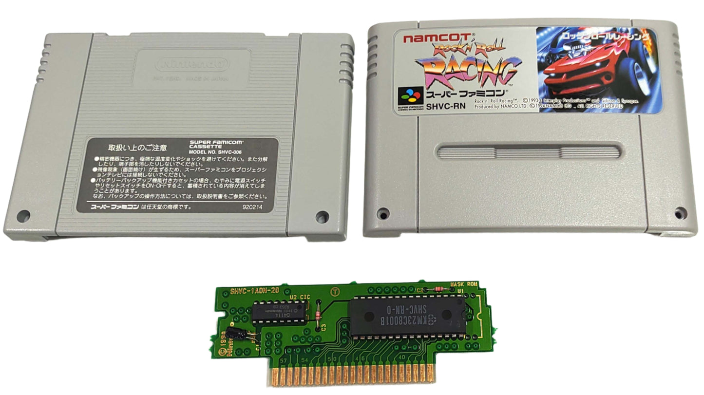 Rock N' Roll Racing - Super Famicom / SNES - NOVO!!