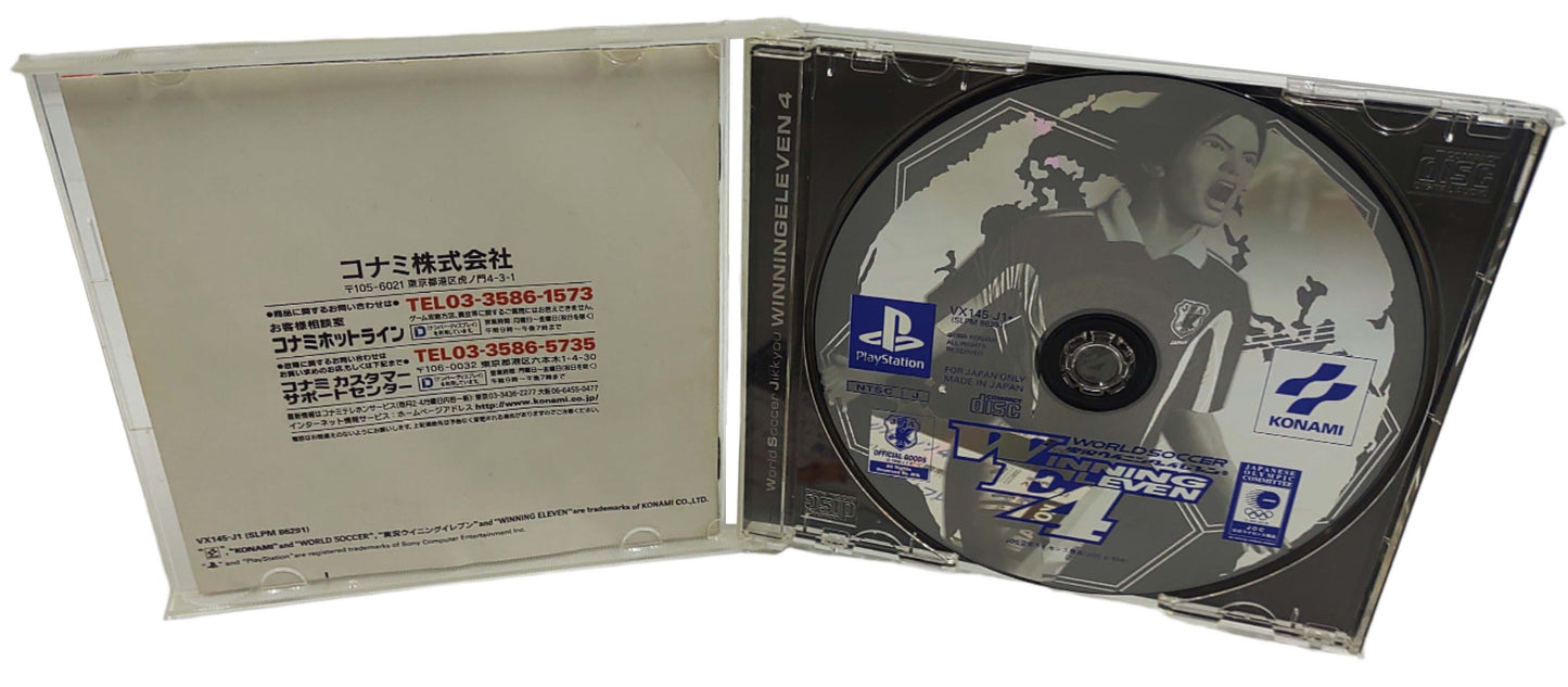World Soccer Winning Eleven 4 - Sony Playstation PS1